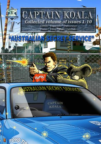 Cover of the Captain Koala graphic novel - Australian secret service